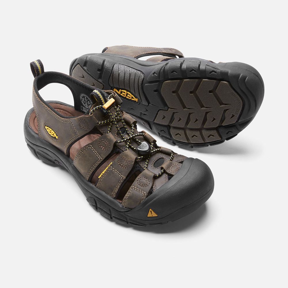 Keen Vandringssandaler Herr Bruna/Svarta - Newport - 863975COH